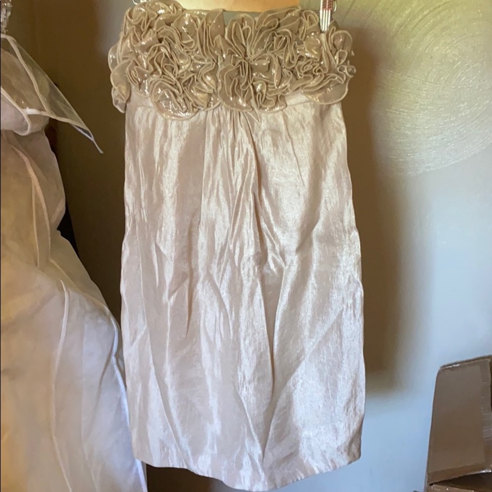 Champagne strapless dress Alexia Admor